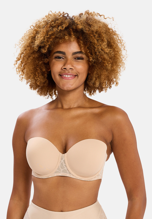 Bandeau Bra Wired Molded Foam Cup