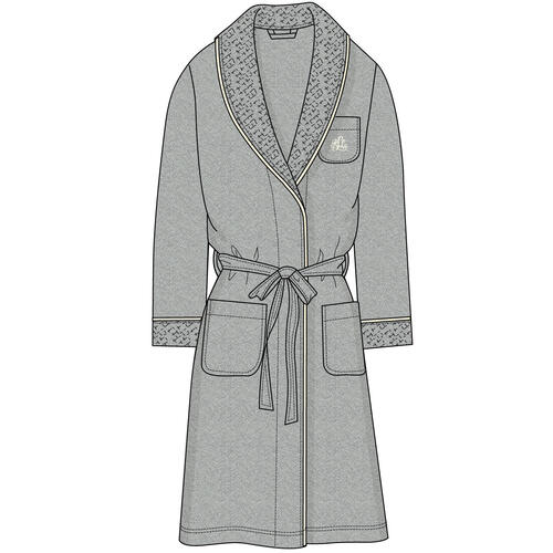 Quilted Collar Robe