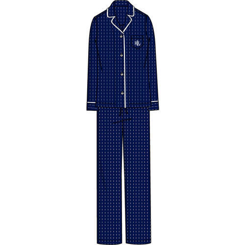 Notch Collar, Long Pant PJ Set