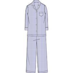 L/S Classic Notch Collar Pajama Set