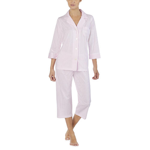 L/S Classic Notch Collar Pajama Set
