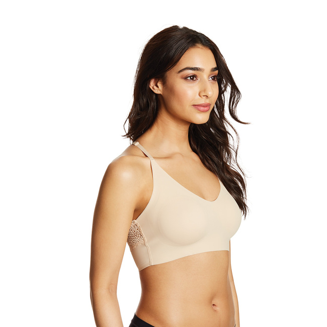 V-Neck Pullover Lace Bra